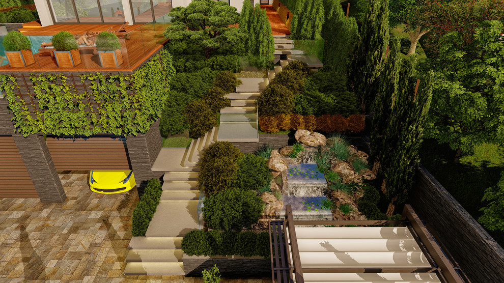 Сочи 6 соток Стиль Хай тек