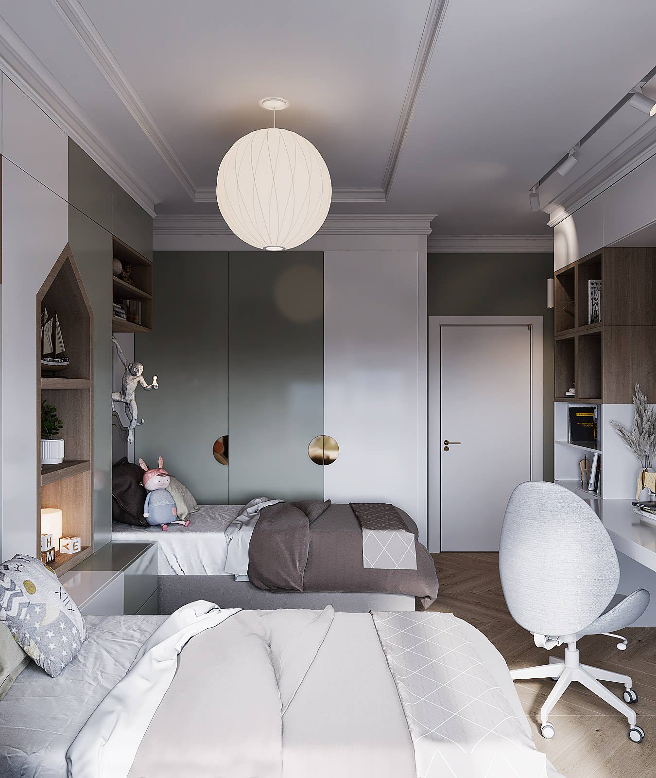 Проект интерьера частного дома, г. Ростов-на-Дону, площадью 120 кв.м.