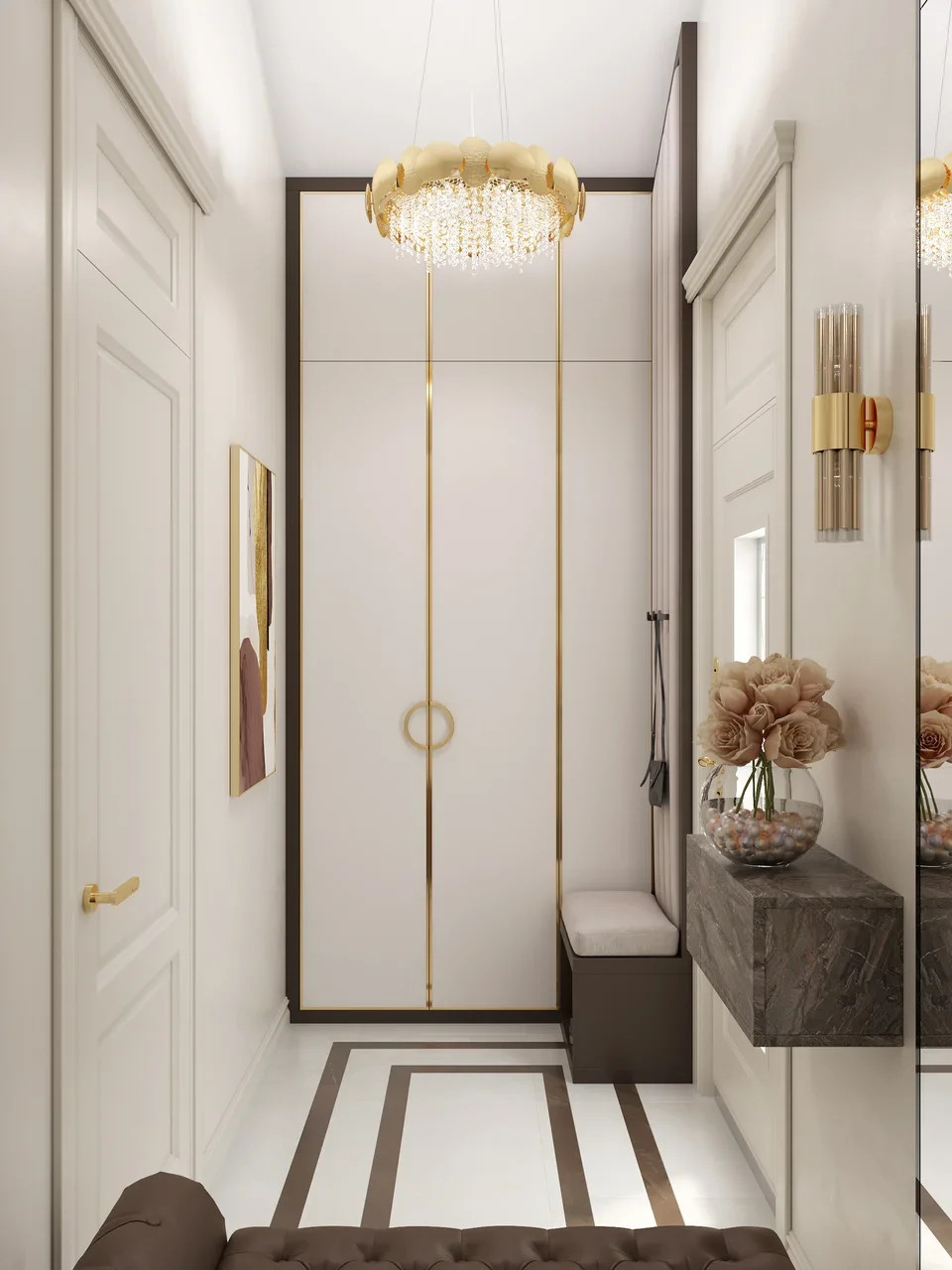 Частный дом, дизайн-проект неоклассика