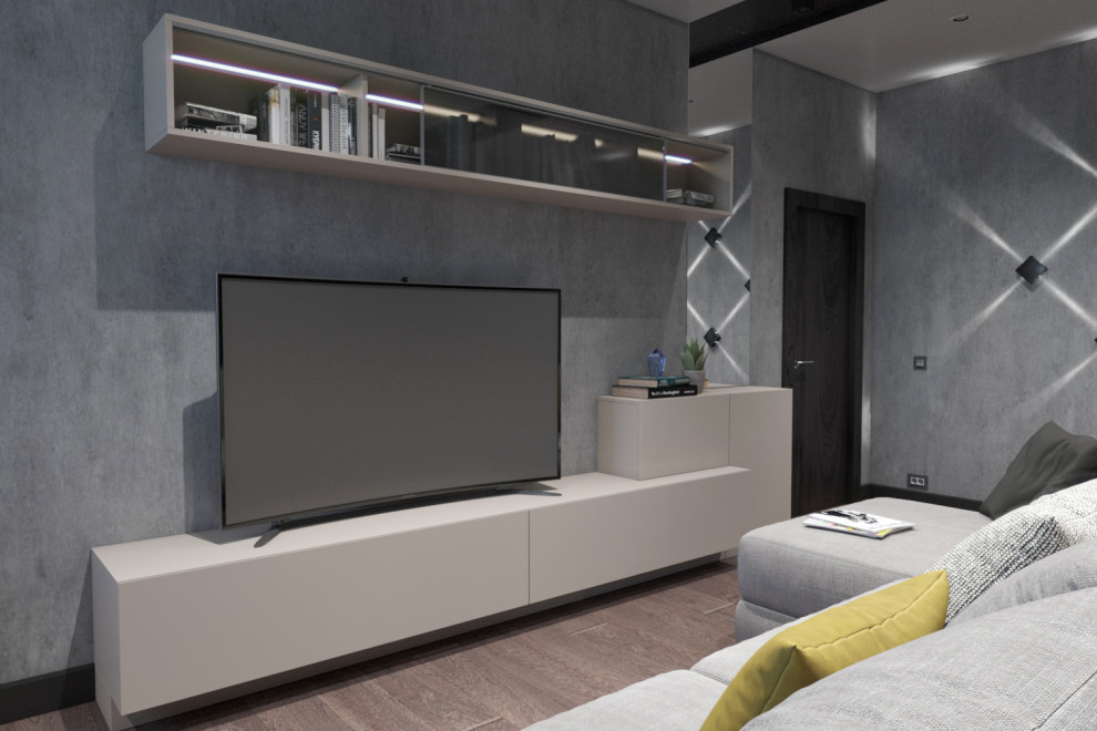 Зона ТВ в гостиной