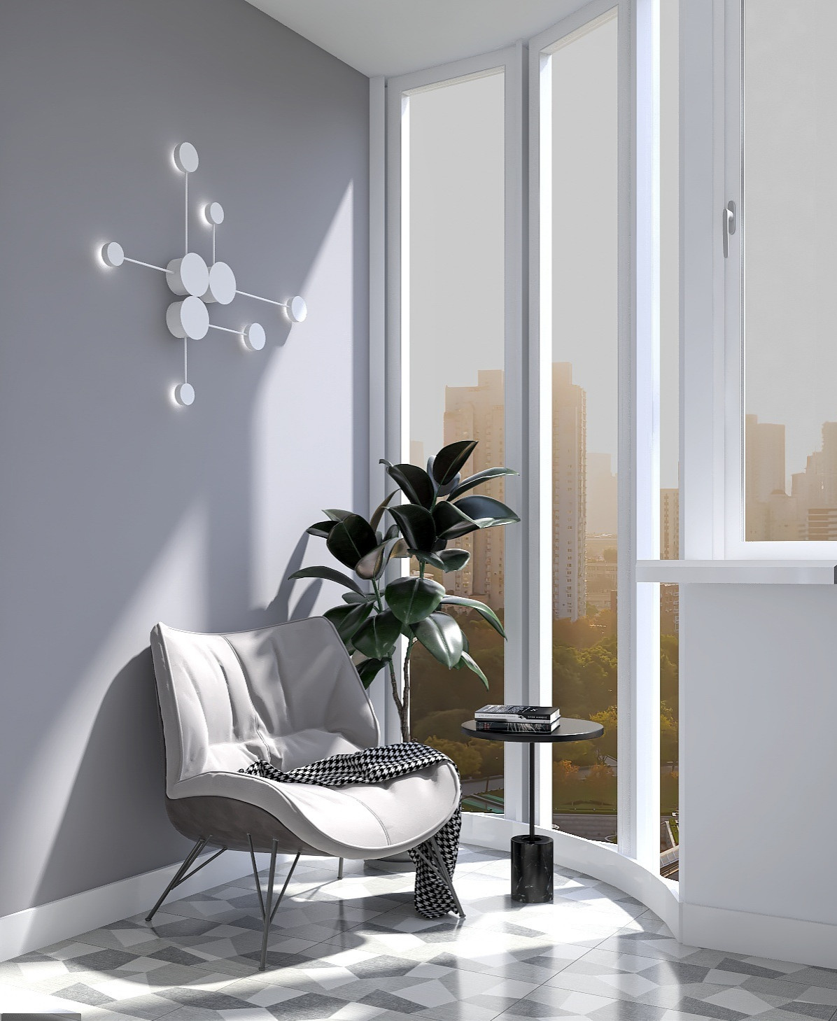 Трехкомнатная квартира в современном стиле