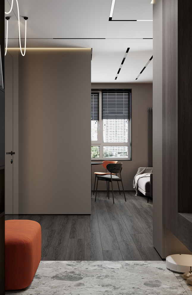 Дизайн-проект квартиры в современном стиле для молодой яркой пары