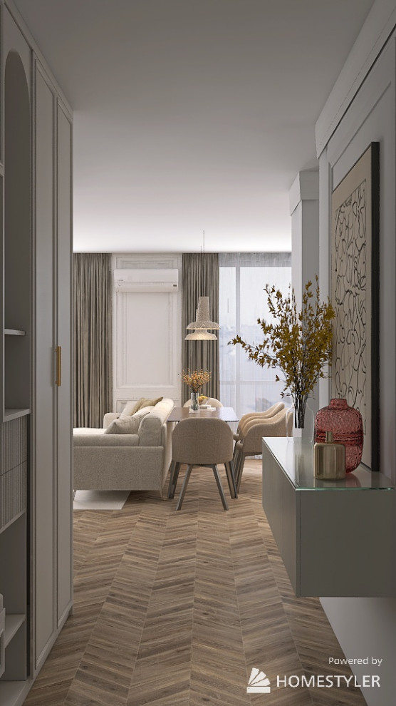 Дизайн-проект 3-комнатной квартиры