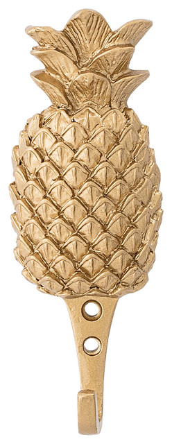 Bloomingville Gold Metal Pineapple Hook