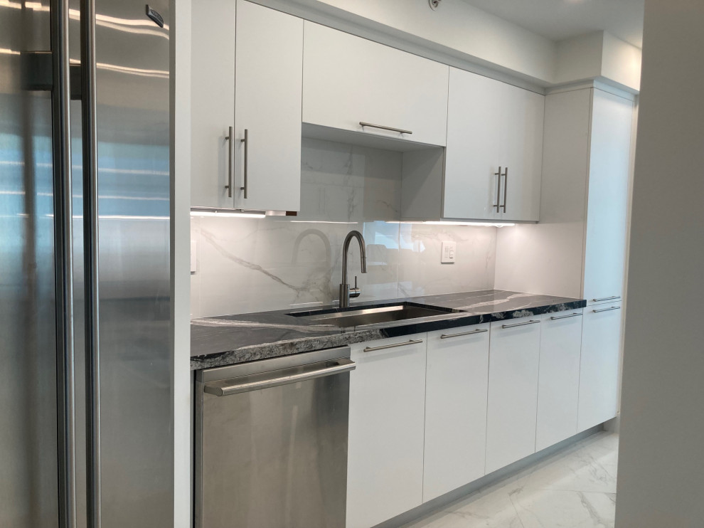 Black & White Condo Renovation