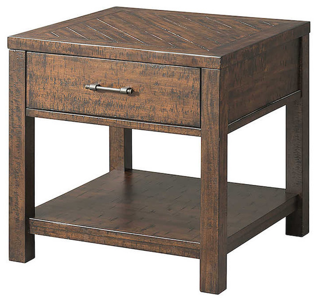 Picket House Furnishings Dex End Table Rustic Side Tables And End