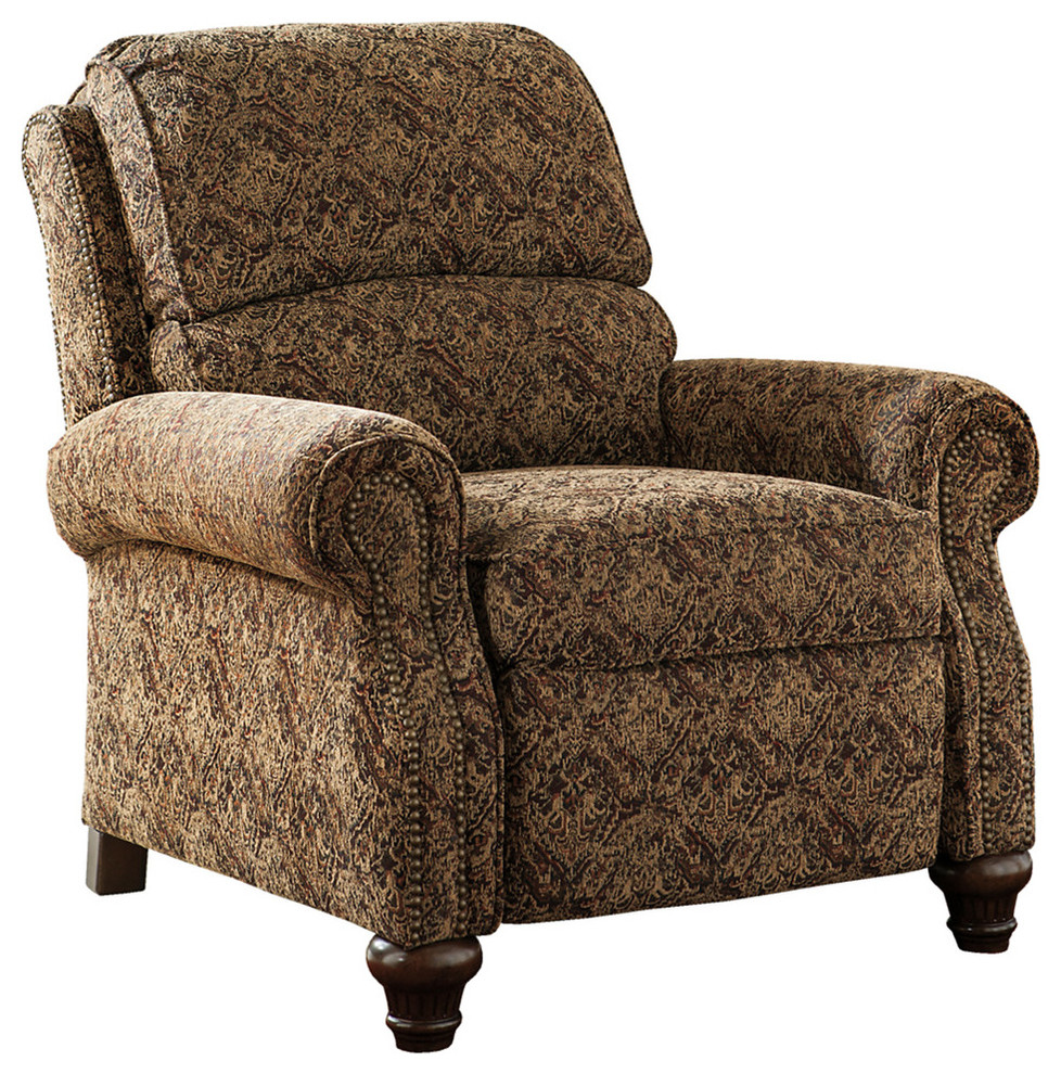 Ashley Furniture Low Leg Recliner Garnet Traditional Recliner   Home Design 