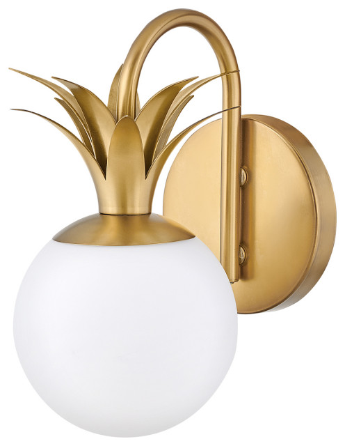 Hinkley 54150HB Palma Single Light Vanity in Heritage Brass