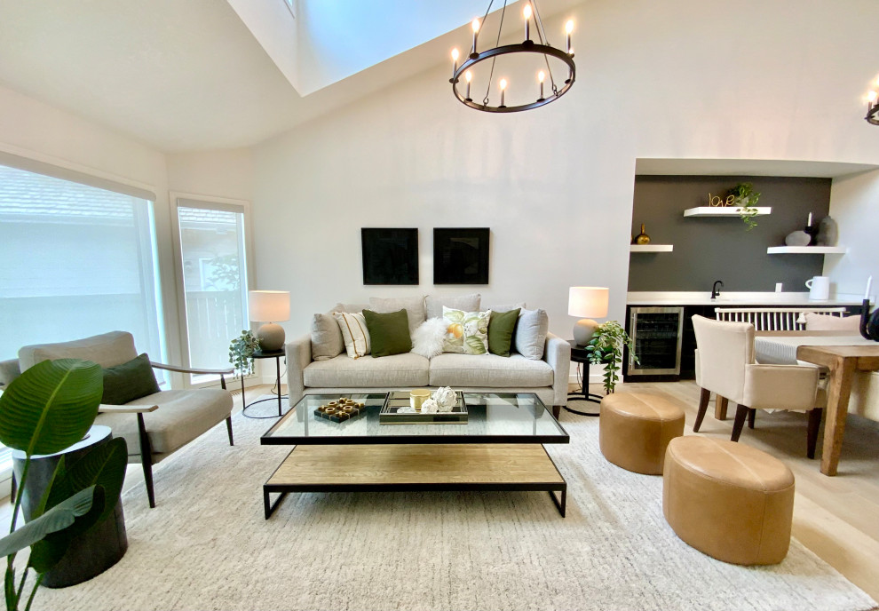 Woodbine Modern Farmhouse - Farmhouse - Living Room - Calgary - by ...