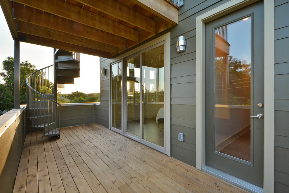 Inspiration for a modern home design remodel in Austin