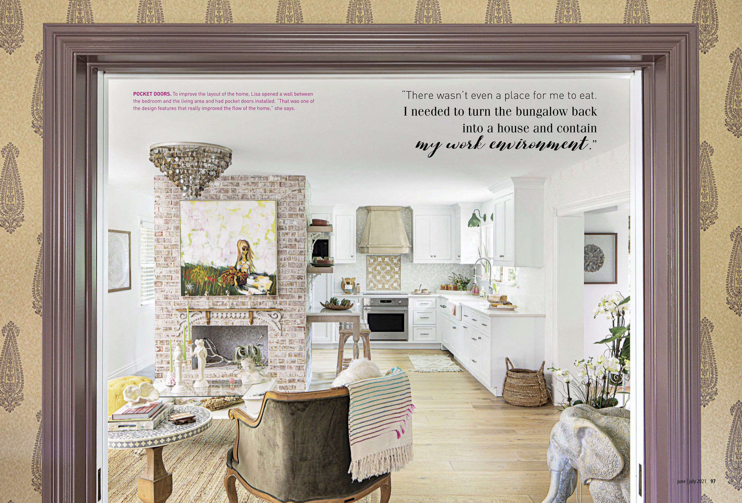 Eclectic living room photo in Miami