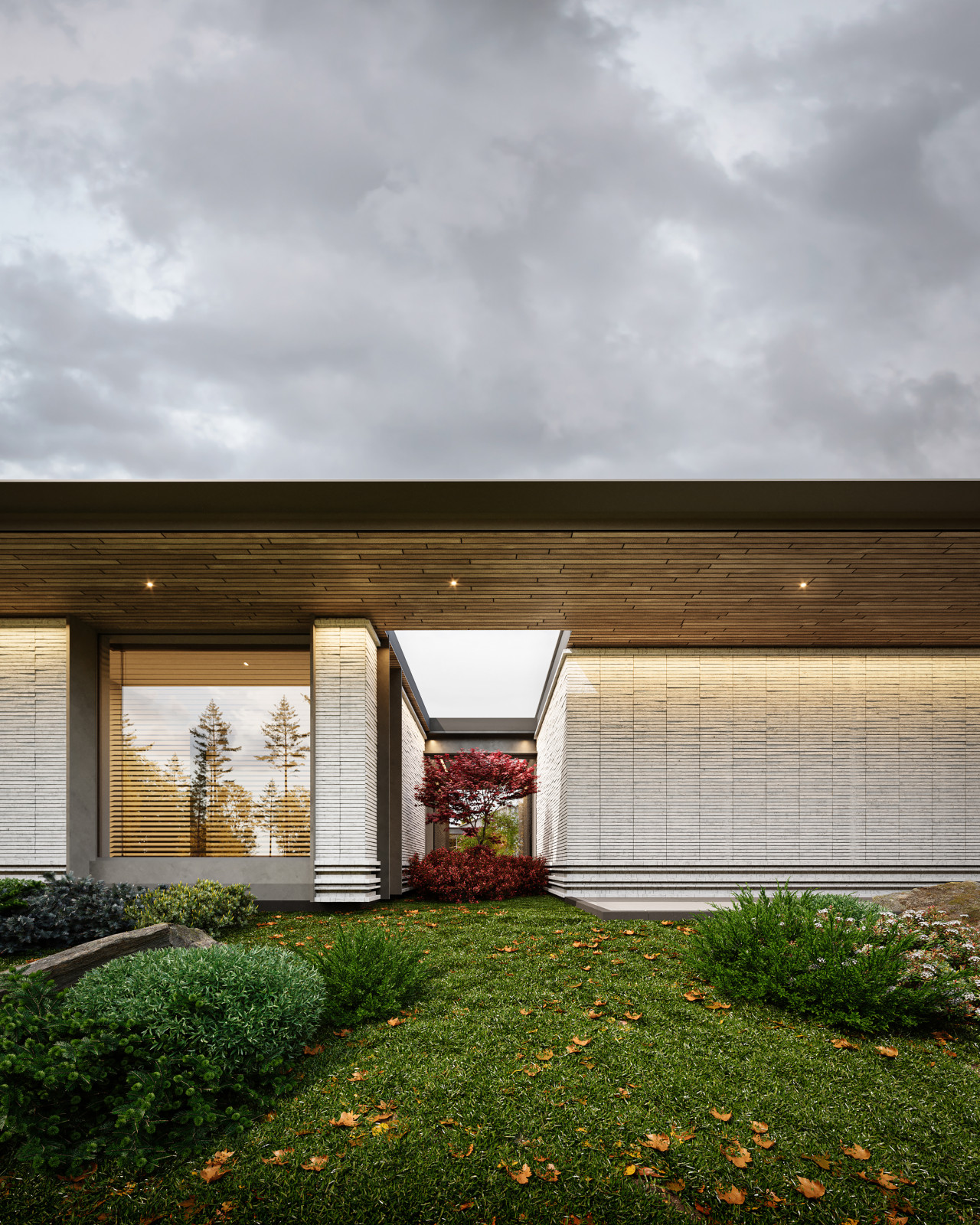 Introspective House рядом с Национальным парком «Лосиный Остров».