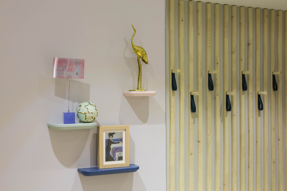 Зефирно-розовый интерьер для сдачи в аренду