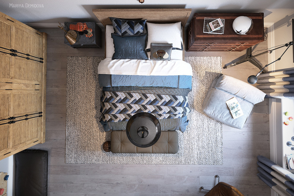 Спальня ребенка в стиле RH