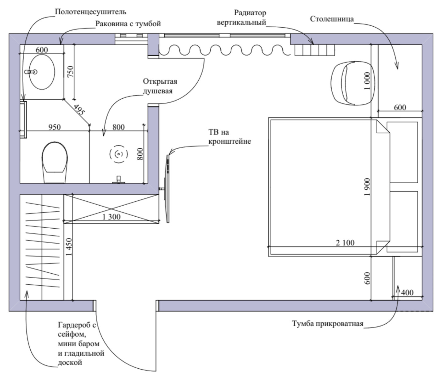 Коммерция. Номерной фонд для отеля