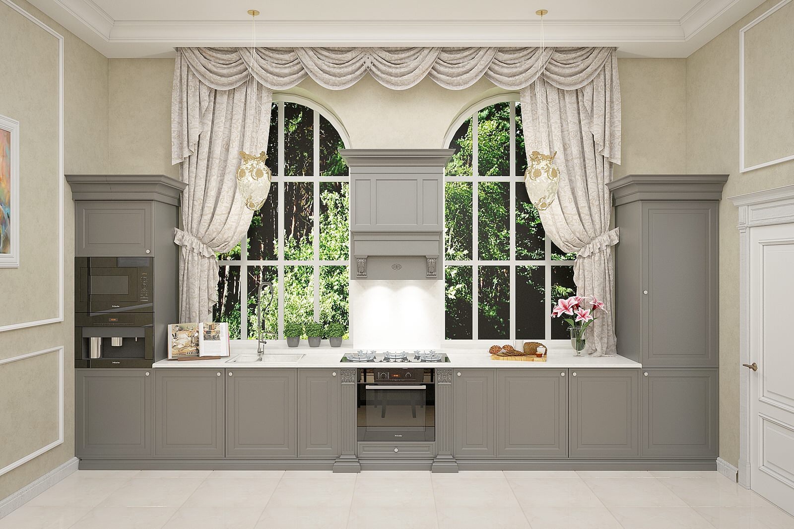 Дизайн интерьеров особняка.Классика