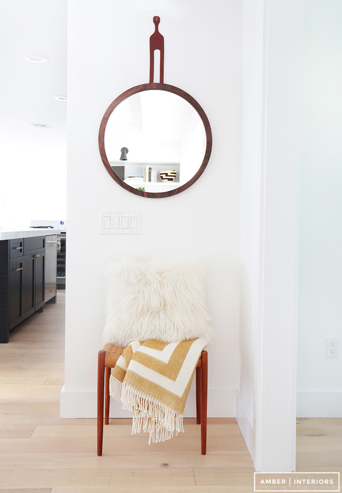 Scandinavian hallway in Los Angeles.