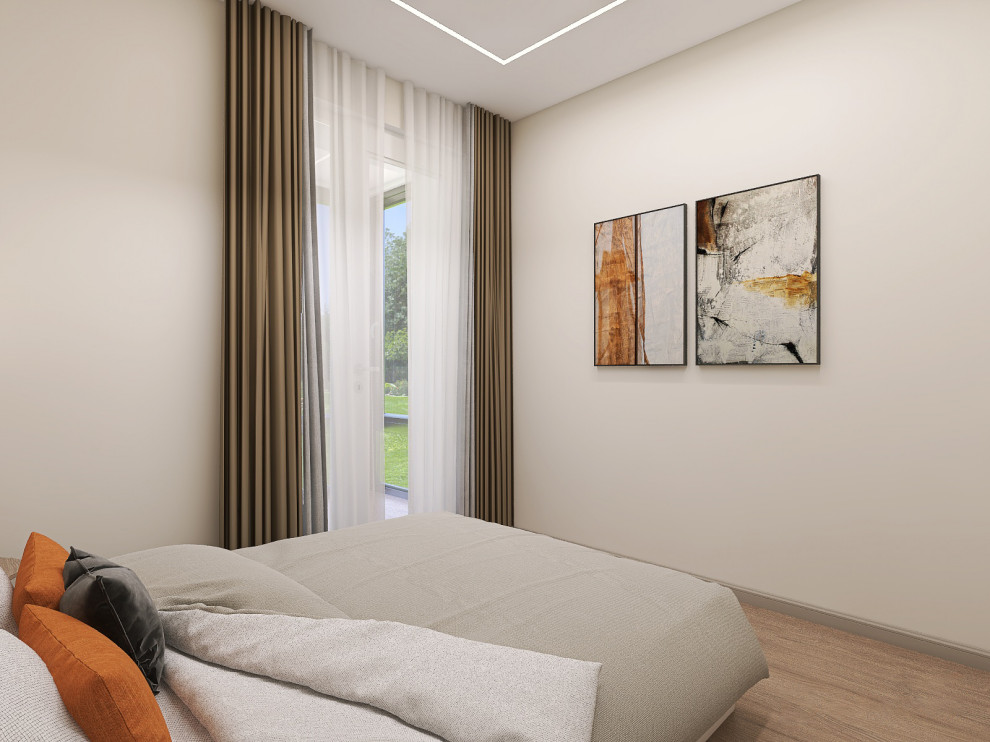 Трехкомнатная квартира в современном стиле ЖК Хвоя