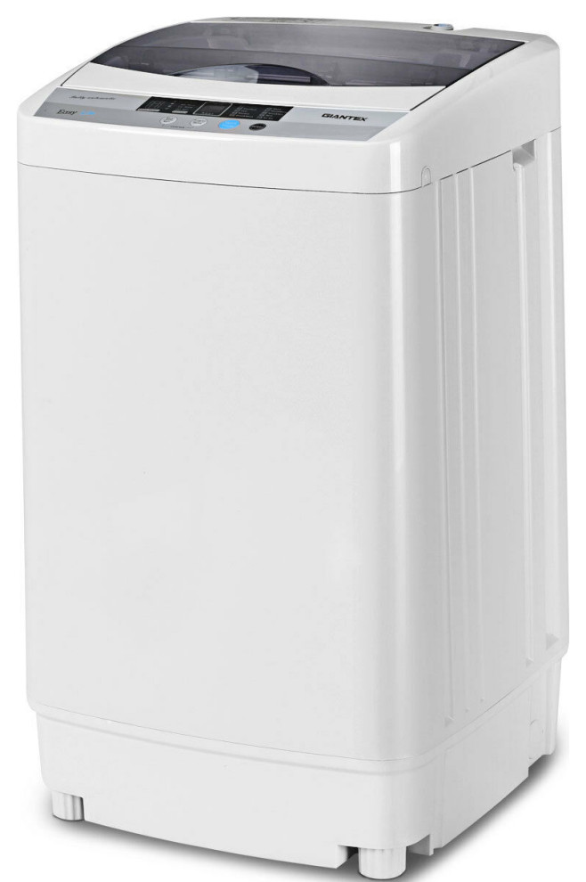 Giantex Portable Washing Machine Spin Compact Washer 1.6 Cu.ft Drain