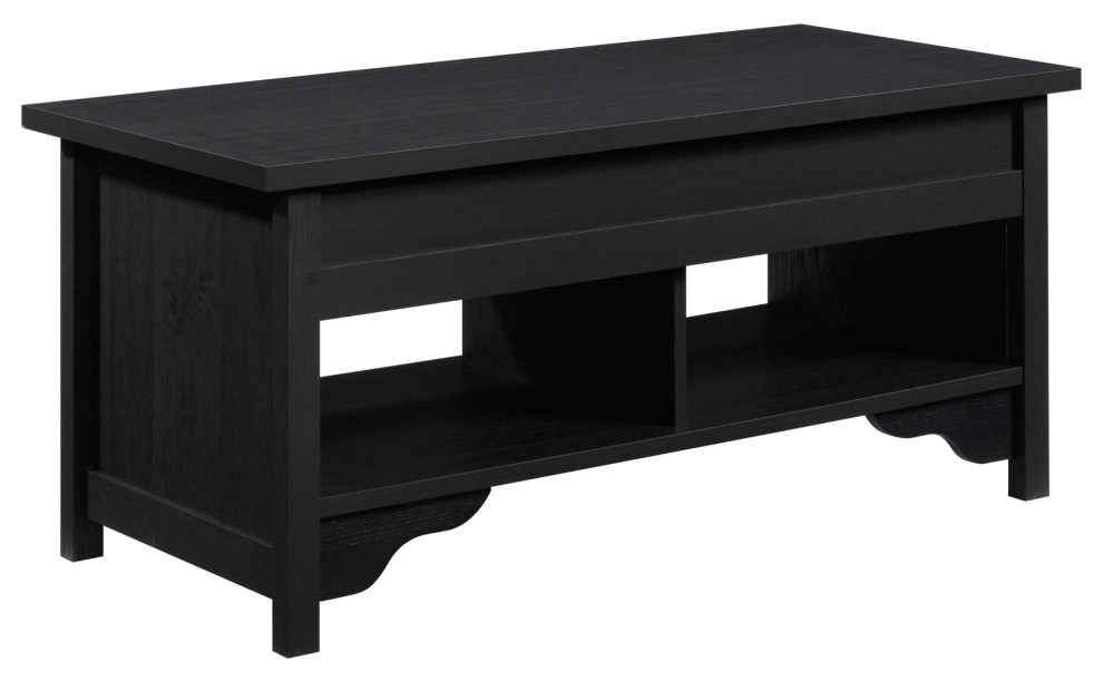 Transitional Coffee Table, Lift Up Top & Large Hidden Storage Space
