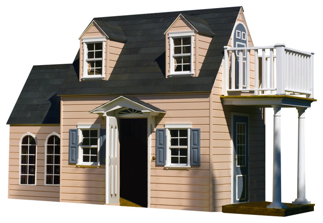 Cotton Candy Manor Play Home Traditional Outdoor Playhouses