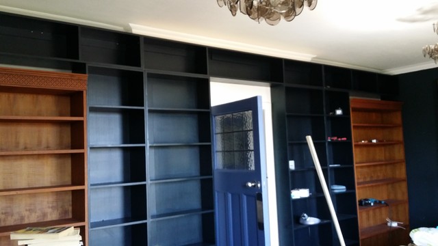 Bookcases contemporary-vardagsrum