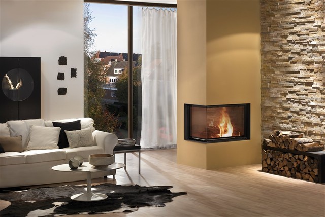 Kamine - modern contemporary-living-room