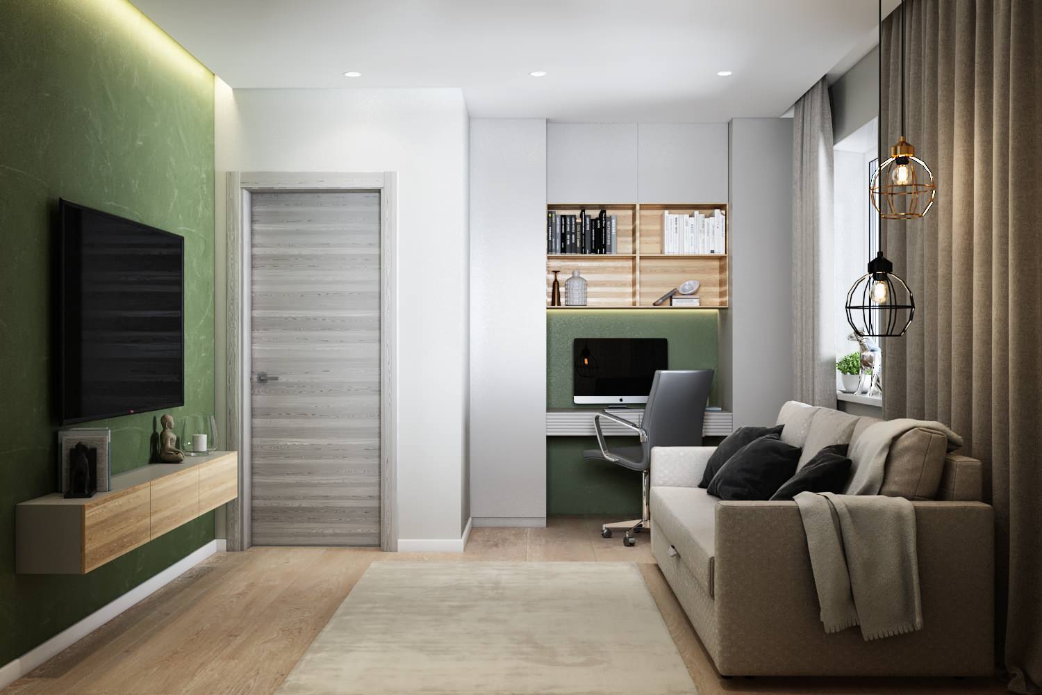 Лофт для молодой пары