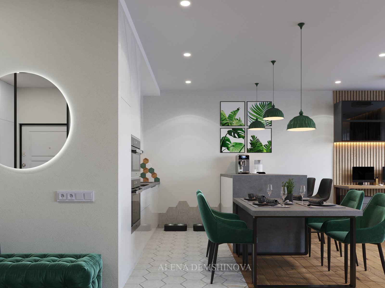 Квартира для молодой пары и их котиков