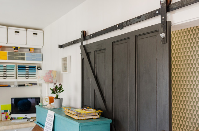 Hackney Flat eclectic-living-room