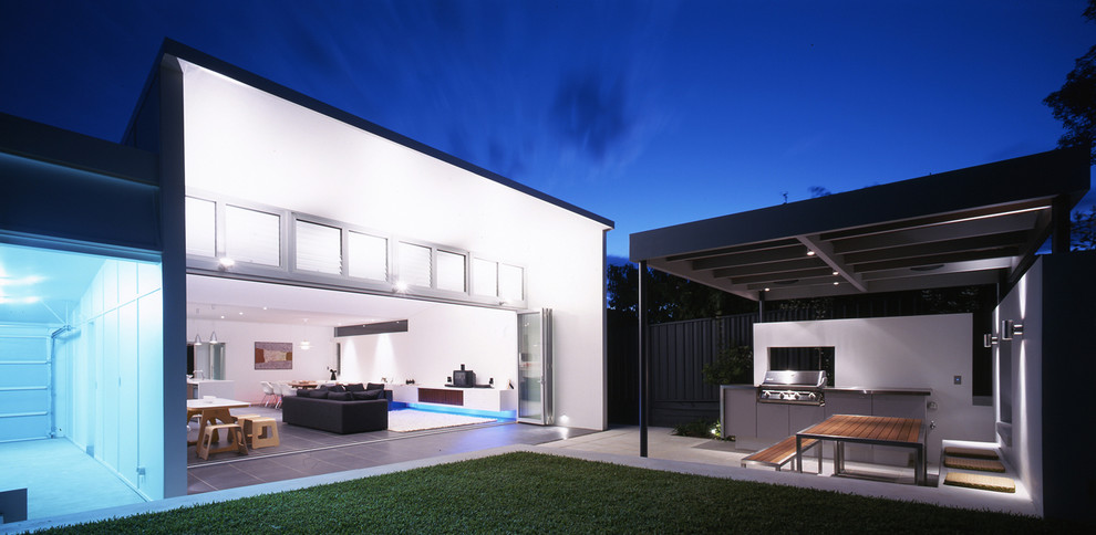 Contemporary exterior in Sydney.