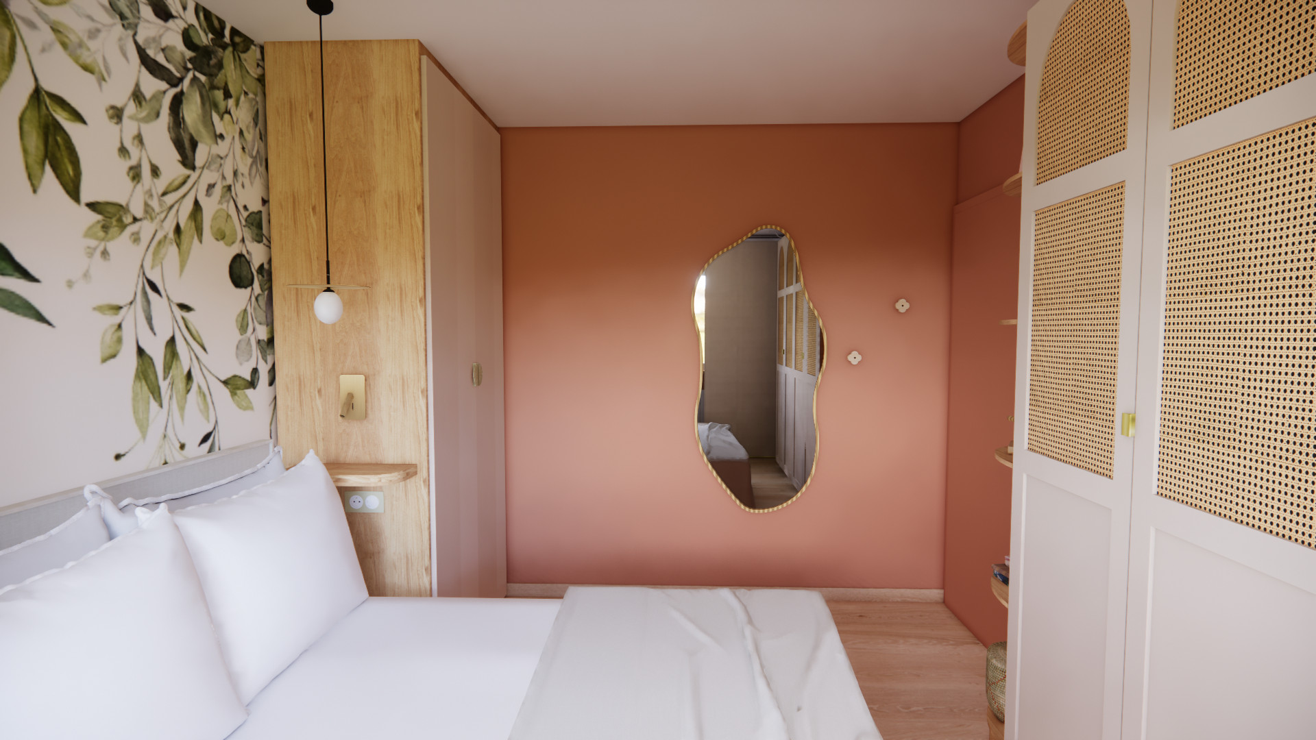 PROJET 3D - Aménagement d'une chambre florale
