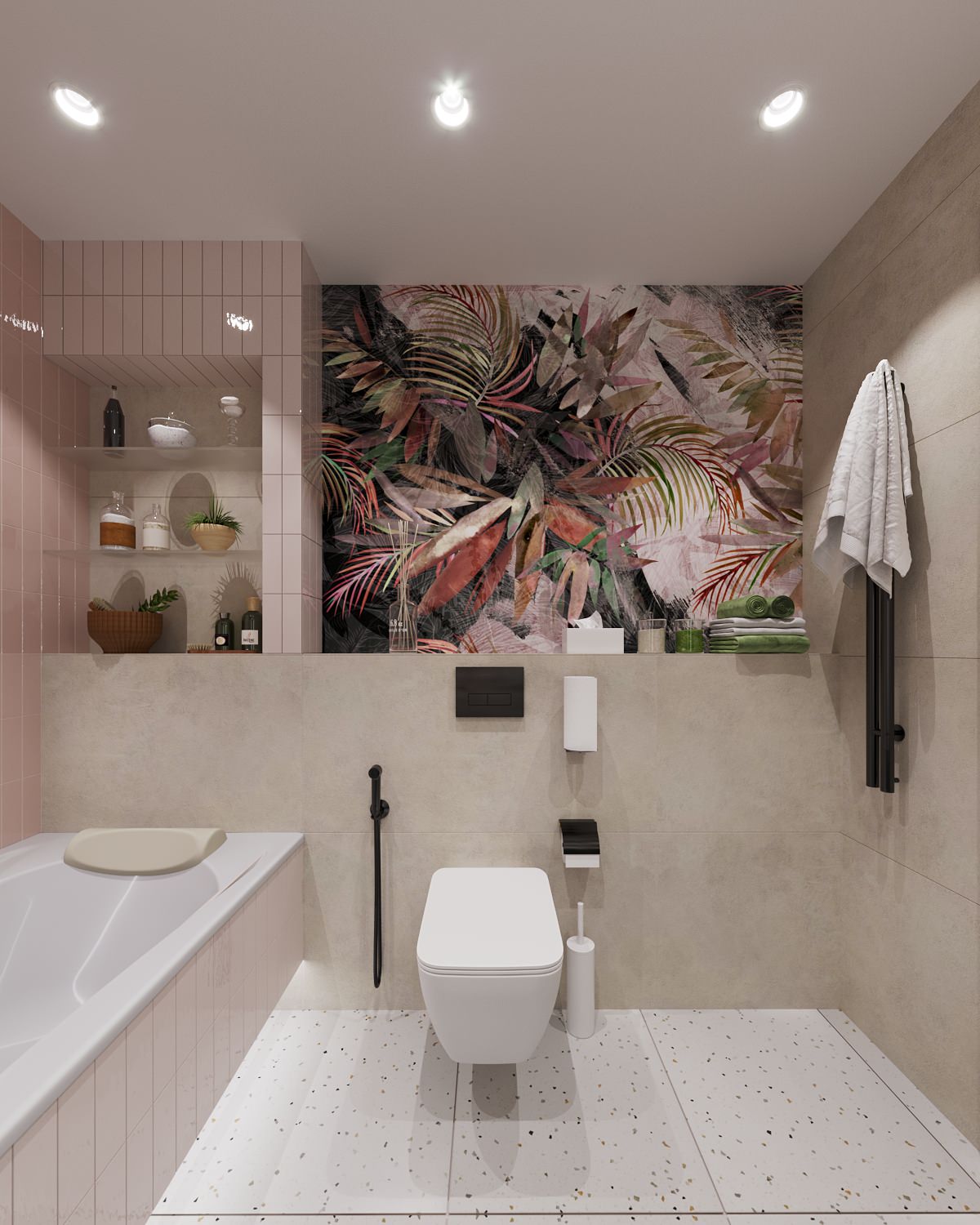 Колоритная квартира для семьи с двумя детьми (девочками)