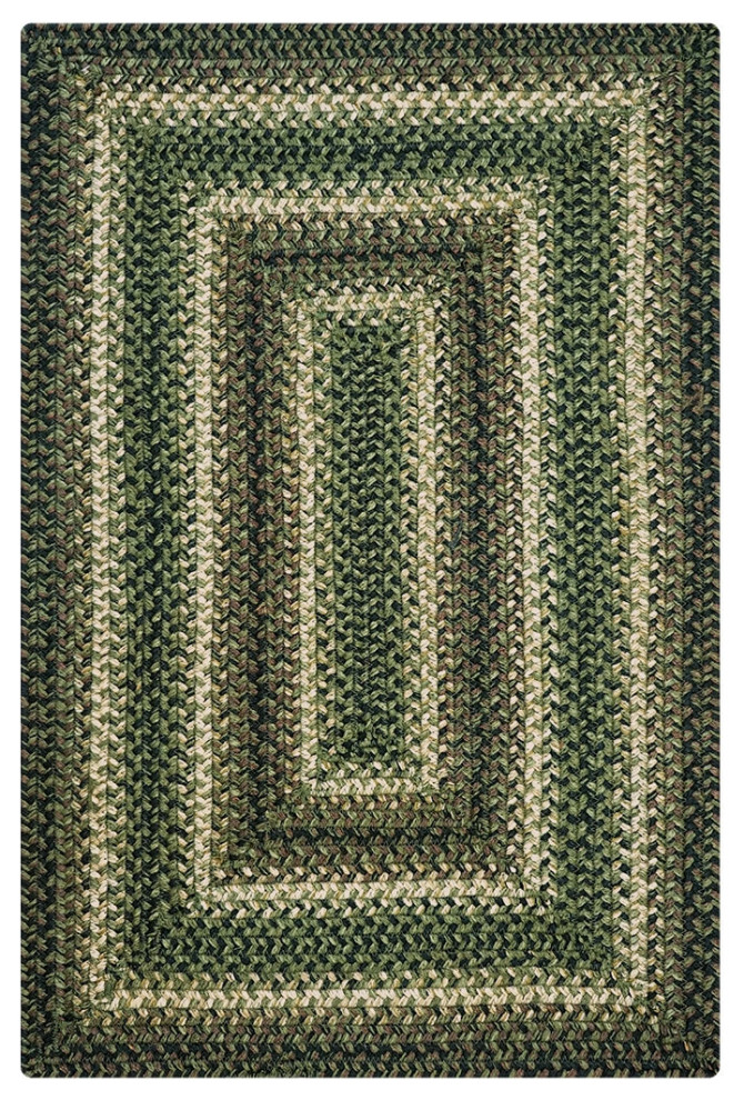 Homespice Decor Pinecone Jute Braided Rug 27x45" Oval Traditional