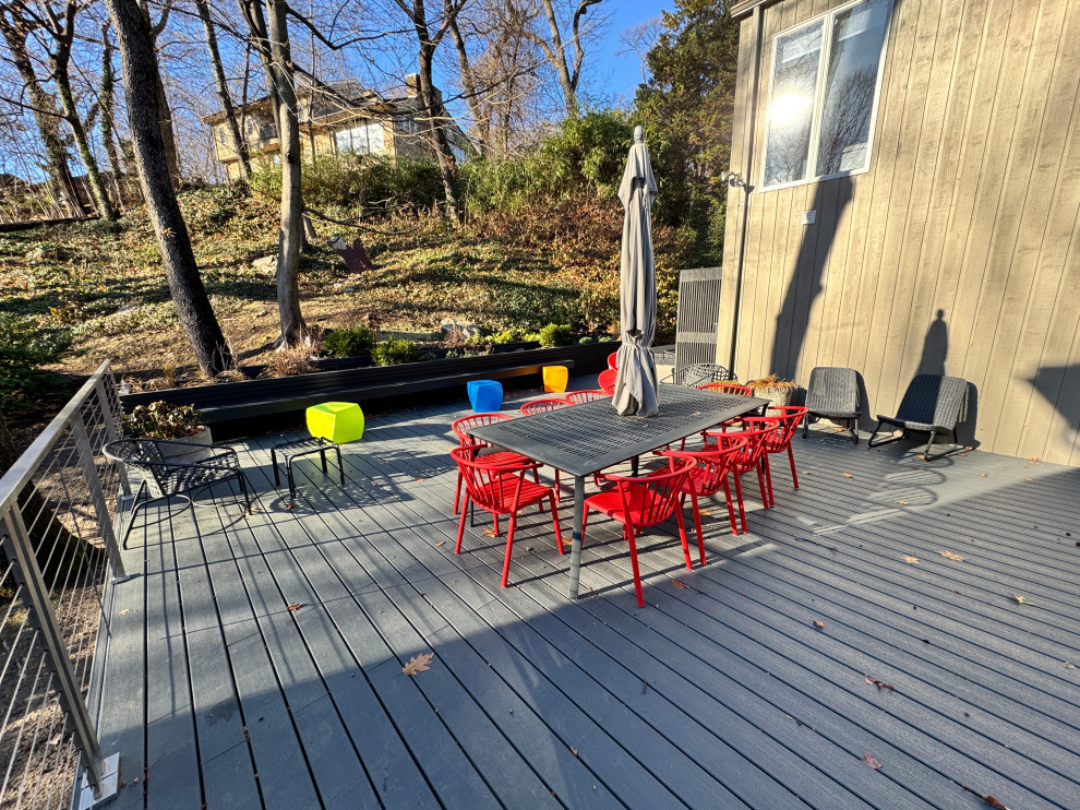 Riverdale, The Bronx, NY  oversized deck