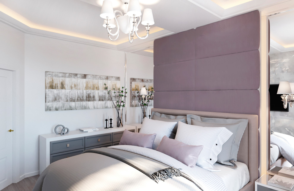 Дизайн проект квартиры 55 м2 в стиле "Неоклассика".