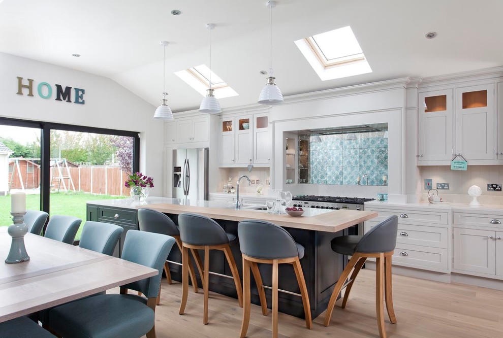 Inspiration for a transitional kitchen remodel in Dublin