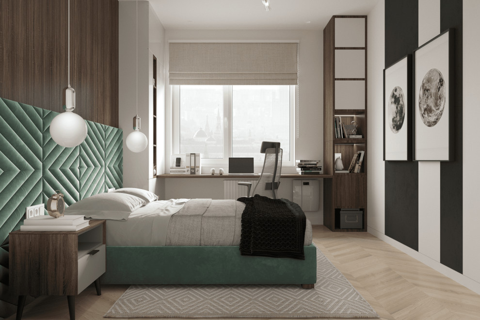 Просторная квартира в нежных оттенках со стильными элементами декора