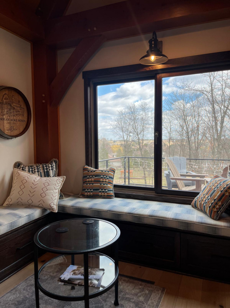 Living room - rustic living room idea