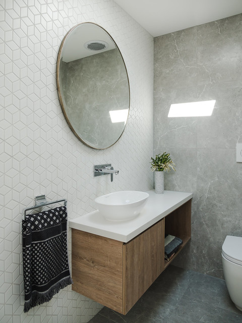 Williamstown Residence contemporary-powder-room
