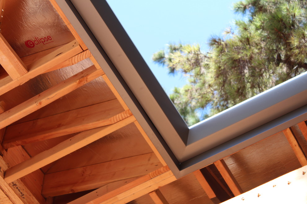 Fascia Board Wrap/Cladding, Angle Faced Gutter in Paint Grip Mettalic