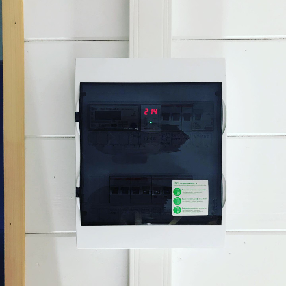 Загородный дом электромонтаж