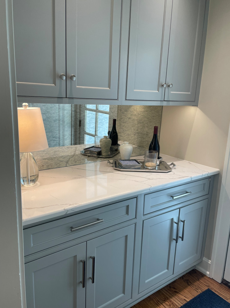 Ward Parkway Kitchen - French Country - Home Bar - Kansas City - by ...