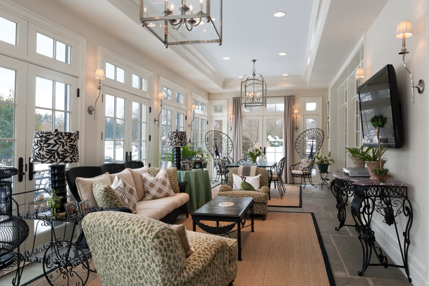 New Sun Porch - Transitional - Sunroom - Philadelphia - by marshall ...