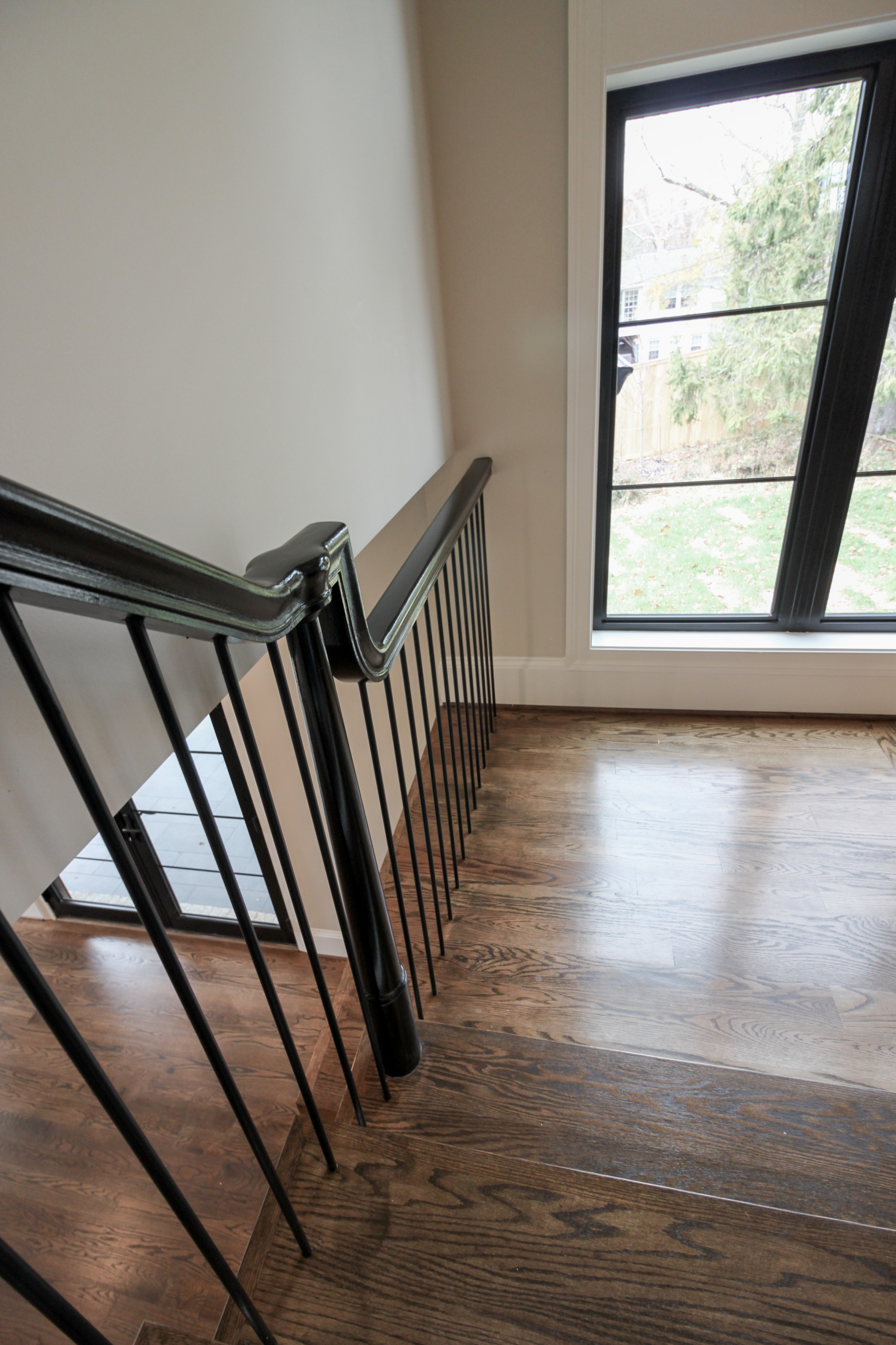 89_Eclectic and Edgy Staircase in French Contemporary Residence, McLean VA 2210