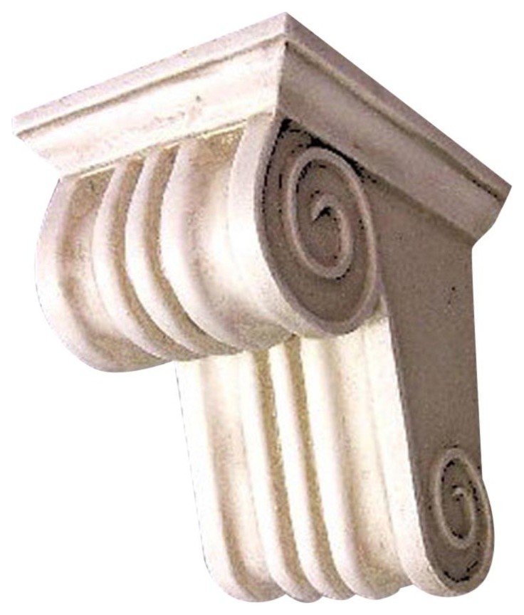 Scroll Drapery Bracket, Architectural Brackets Traditional Corbels