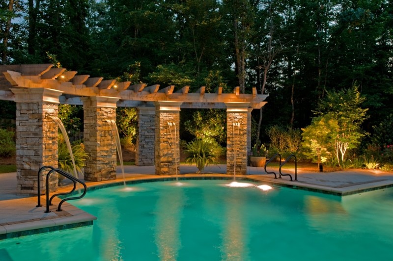 Inspiration for a traditional pool in Birmingham.