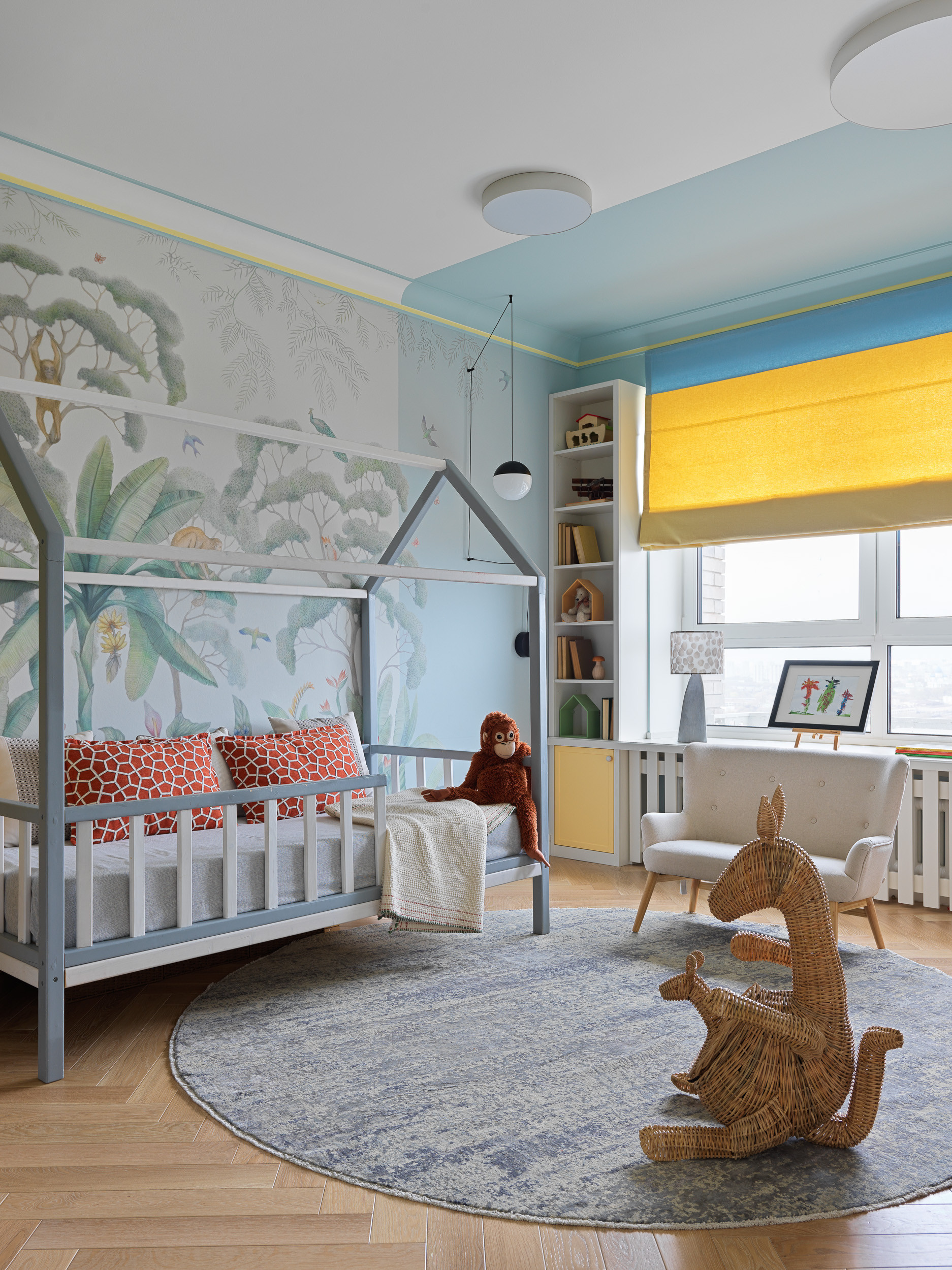 Цветовое решение для маленькой детской комнаты