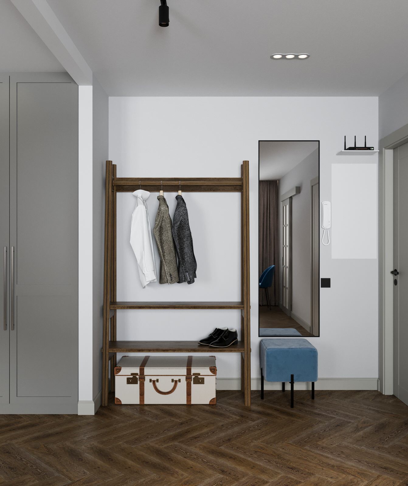 Уютная перепланировка 3-х комнатной хрущевки