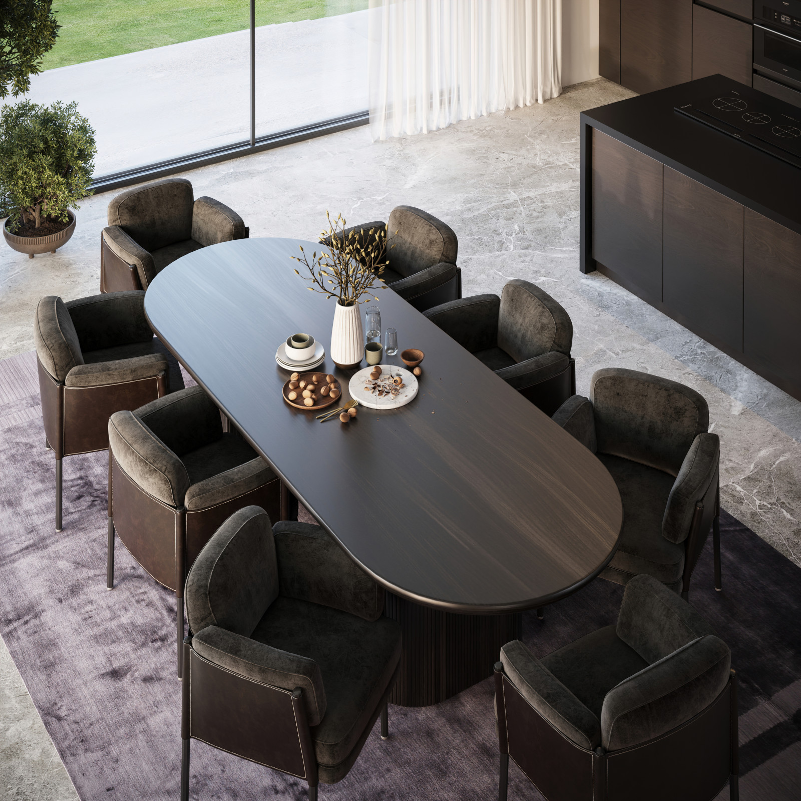 Кухня для загородного дома